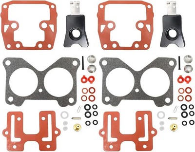  Carburetor Carb Rebuild Kits with Float Compatible With Johnson Evinrude 