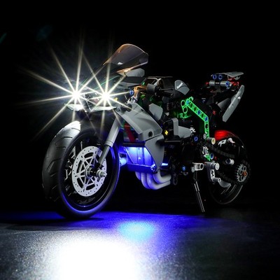 LED Light Kit for Lego 42170 Technic Kawasaki Ninja H2R Motorcycle (Lights Only)