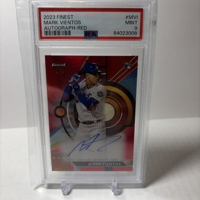 2023 Topps Finest - Finest Autographs Mark Vientos #FA-MVI (AU, RC) RED 2/5