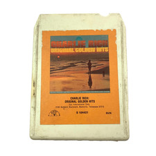 Charlie Rich Original Golden Hits 8-Track Tape S-104421 Sun Records Untested