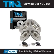 TRQ Brake Pad & Rotor Kit Ceramic Fits 2017-2020 Tesla 3