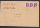 AUSTRALIA 1953 SIGMA FDC QE2 1d  VIOLET  ADDRESSED
