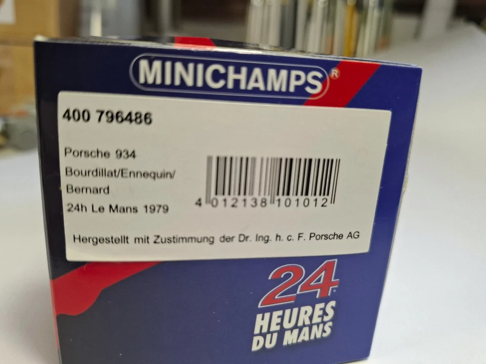 PORSCHE 934 #86 Le Mans  1979  SCALA 1:43 MINICHAMPS - Immagine 2 di 2