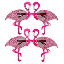 2 Pairs Summer Beach Glasses Photo Prop Novelty Party Sunglasses