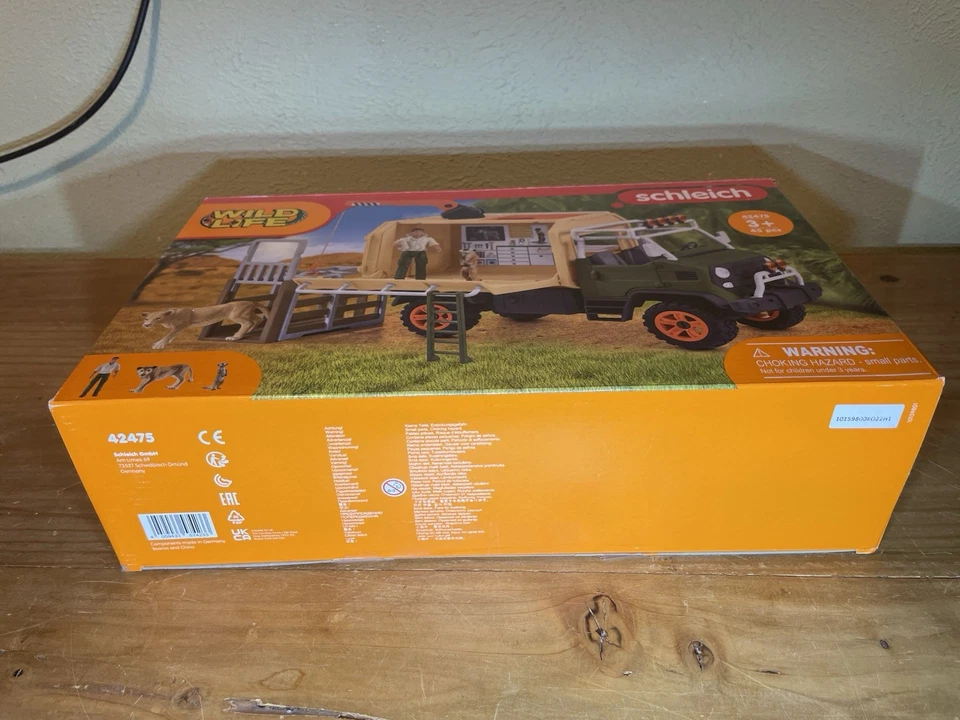 Wild Life - Schleich 43 piezas juego de rescate de animales con guardabosques, jaula, veterinario móvil Foto 2 de 4