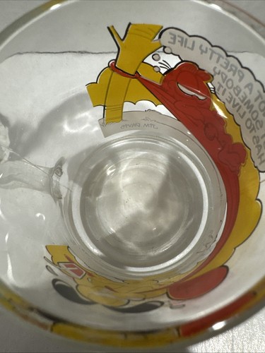 1978 Vintage McDonald’s Garfield Glass Mug In Great Used Condition - Picture 3 of 8