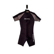 Lemorecn Small Black 3mm Short Wetsuit Diving Suit Surfing Neoprine
