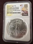 2025 (P) American Silver Eagle – First Eagle Privy – NGC GEM UNC
