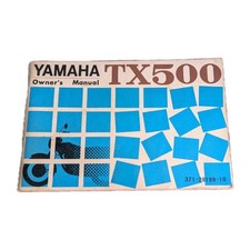 Yamaha TX500 Owner's Manual 371-28199-10 LIT11623-71-00