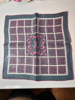 Vintage Signed Faith Austin Hankie