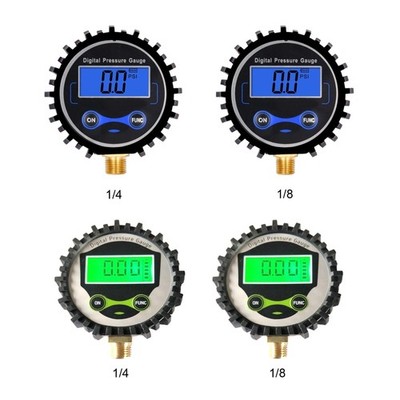 Pressure Gauge 0-250Psi Tyre Tire Air Pressure Gauge Meter LCD Display for Car