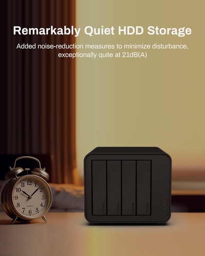 D4-320 External Hard Drive Enclosure - 4bay USB 3.2 Gen2 10Gbps Type-C USB St... - Picture 7 of 9