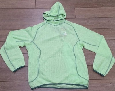 $180 Nike Mens Medium ACG Hoodie Wolf Lichen Green Polartec Loose Fit DV9426-376