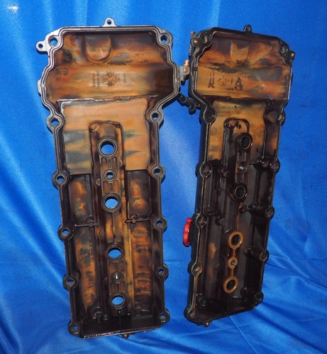 1997-1998 Jaguar XK8 XJR X100 4.0L V8 Pair of Left & Right Valve Covers OEM - Picture 10 of 12