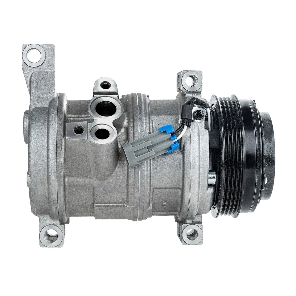 Compresor de aire acondicionado para GMC Savana 2500 2003-2021 montaje de manguera de dos pernos Foto 2 de 4