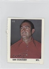 1971 O-Pee-Chee CFL Players Photos Stamps Sam Etcheverry #113 z9k