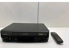Quasar VHQ830 4-Head VHS VCR Tested Works Original Remote Japan Made Panasonic