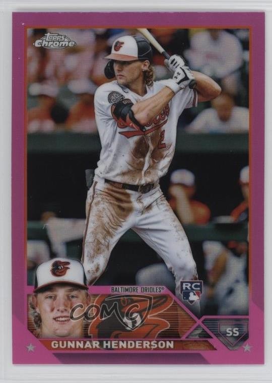 2023 Topps Chrome Pink Refractor Gunnar Henderson #2 1rl7
