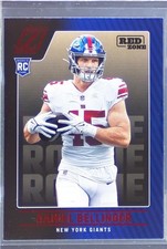 2022 Zenith Daniel Bellinger Red Zone RC #195 Giants