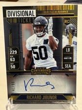 Richard Jibunor 2024 Contenders Divisional RC AUTO /99 Seahawks