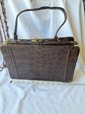 Vintage Genuine 40 s - 50 s Alligator Purse