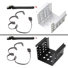 4 Bay 2,5" SATA SSD HDD Festplatte Caddy Adapter Halterung Rack