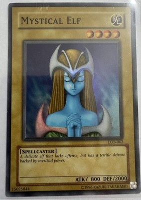 Yu-Gi-Oh! TCG Mystical Elf Legend of Blue Eyes White Dragon LOB-062 LP Yugioh