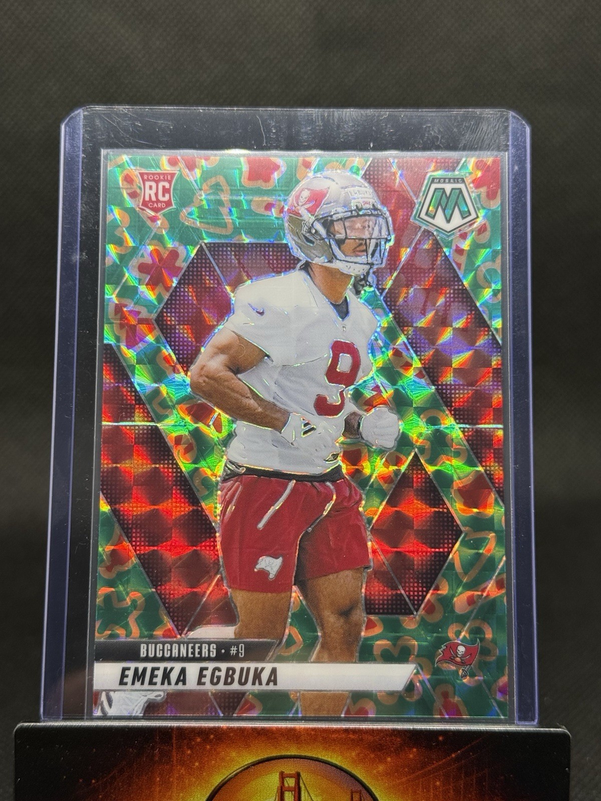 2025 Panini Mosaic - Rookies Emeka Egbuka #376 Cookies Mosaic Prizm (RC)