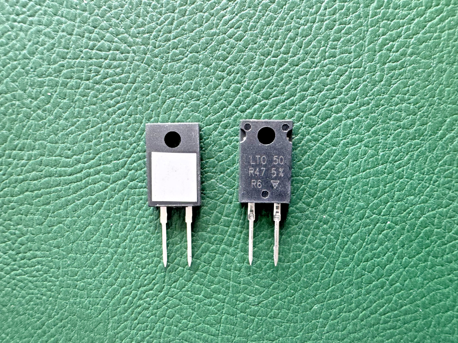 2 Pcs LTO050FR4700JTE3 VISHAY Power Resistor 0.47 Ohm 50W TO220-2 470 mOhm 5%