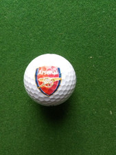 Golf ball. Used Arsenal branded Wilson Ultra ball. Grade A. Cleaned, as pictured