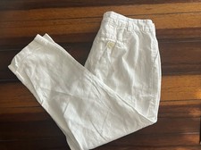 Banana Republic White Linen Pant Size 2