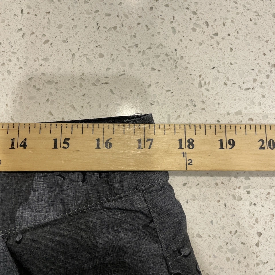 Fox Racing Shorts Mens 34 Gray Camo 12"  Tech Cargo Shorts Walking Hiking - Image 3 of 4