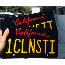 Gloss California Plate Wrap DIY Kit (DIFRENT COLORS AVALIABLE ) KIT 2  PLATES 