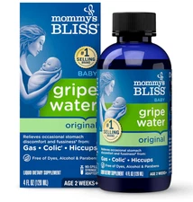 Mommy's Bliss GRIPE WATER Original Infant Gas Relief, 4 fl oz - FREE SHIPPING!