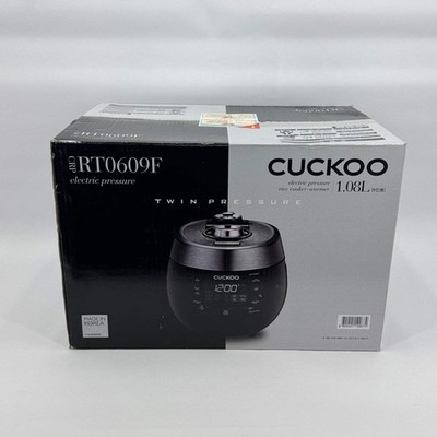 New CUCKOO Twin Pressure Electric Pressure Rice Cooker-Warmer RT0609F