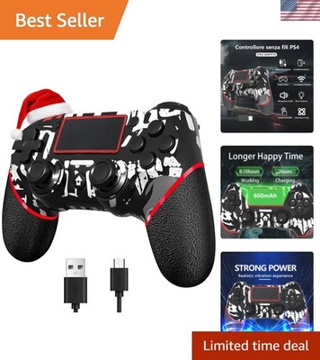 Upgraded Wireless Controller for Ps4 Gamepad Compatible with Ps4/Pro/Slim/Win...