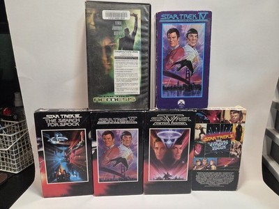 Star Trek VHS Collection Set of 5- The Motion Pictures . See Pics For Condition