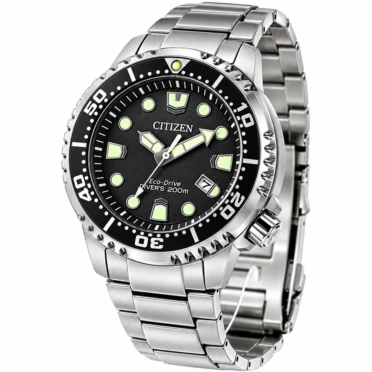 Citizen Promaster Diver Eco-Drive Men's Watch Gray Dial Date Display BN0167-50H