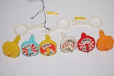 VTG IDEAL BATTLING TOPS 1968 GAME PIECES 6 TOPS 3