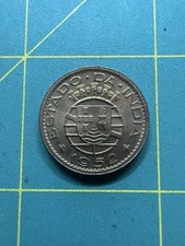 1952 India-Portuguese 1 Tanga coin