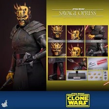 New Hot Toys TMS136 Star Wars The Clone Wars Savage Opress 1/6 Figure IN STOCK