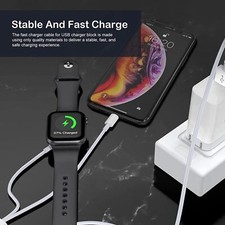 Apple Watch IWatch SE 3  11 10 9 8 Fast Wireless Magnetic Charger Charging Cable — image 7