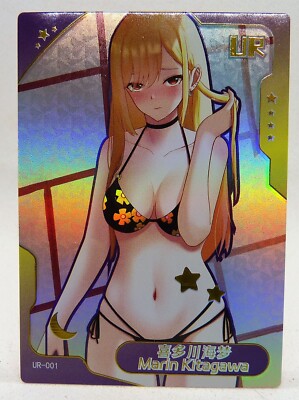 SEXY GIRL MANGA Waifu HOLO Shiny UR Marin Kitagawa Karte - Sono Bisque Doll w
