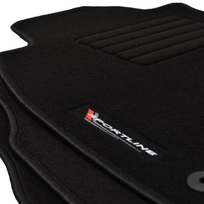 Mat professionals velour Spline floor mats for Audi A6 C5 4B Avant from manufacturing years 1997-2005