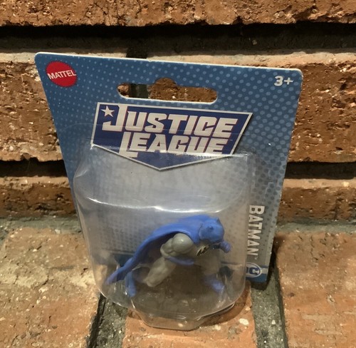 Justice League Batman (Blue/Grey) DC Comics Mini Figure Mattel 3" - Picture 2 of 3