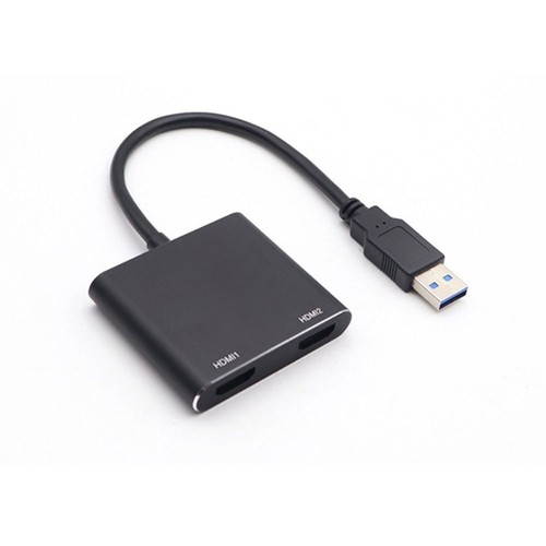 USB 3.0 zu HDMI USB auf Dual-HDMI-Konverter 1080P HDMI-Adapter kabel Fernsehen - Bild 6 von 10