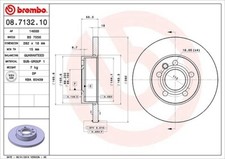 2x BREMBO Bremsscheibe Vorderachse für VW