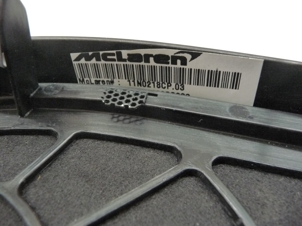 2012-2014 McLaren MP4-12C Right Passenger Door Speaker Cover Trim 11N0218CP OEM