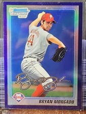 2010 Bowman Draft Picks Chrome Bryan Morgado #BDPP31 Purple Refractor (RC)