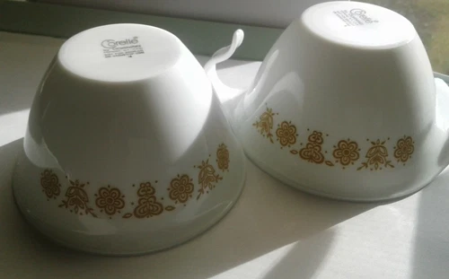 Vintage Corning Corelle Butterfly Gold Creamer and Sugar Bowl No Lid Nice!